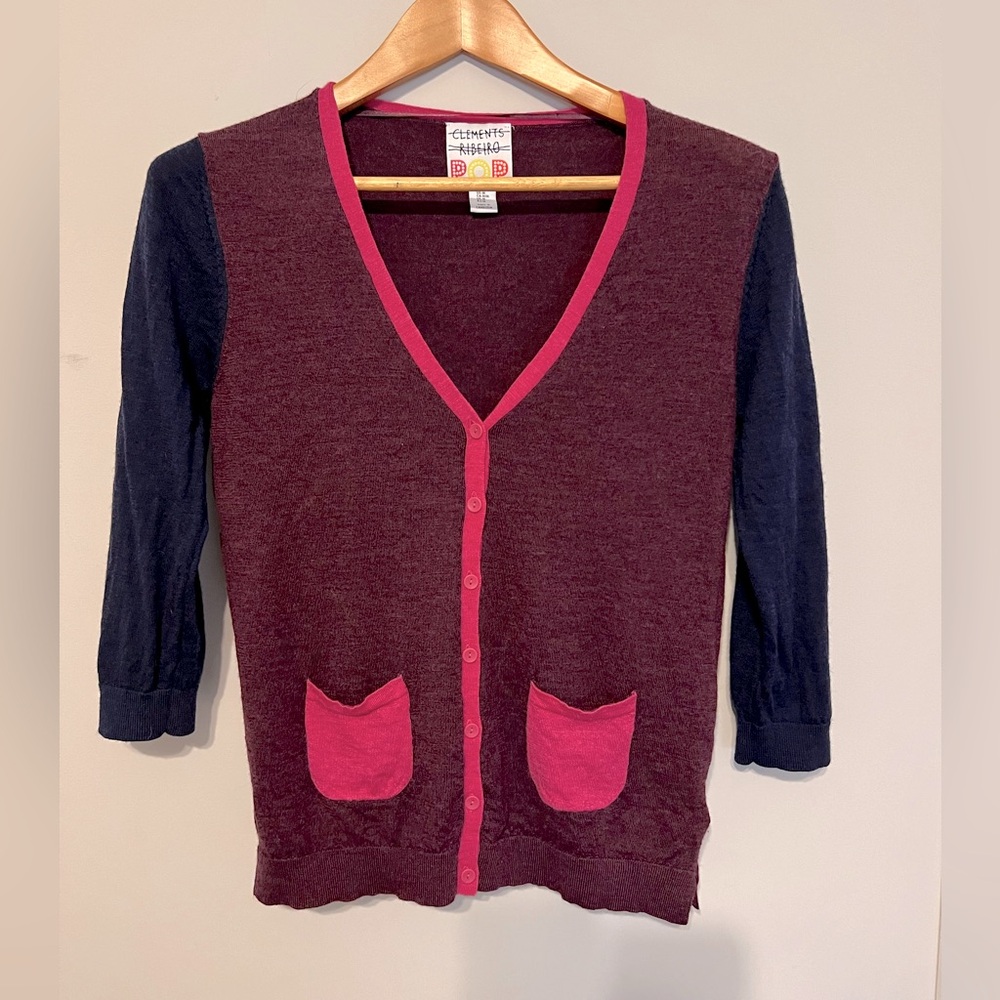 Merino wool cardigan